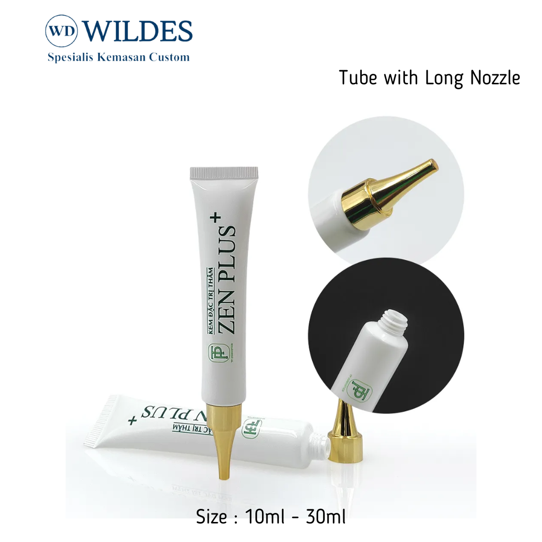 Tube Custom with Long Nozzle 10ml 15ml