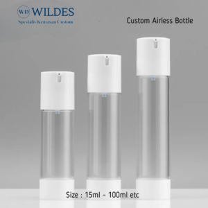 Airless Bottle Custom Clear 15ml 50ml 100ml
