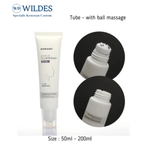Tube Custom - with ball massage 50ml 100ml