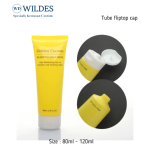 Tube Custom - Fliptop Cap 30ml 80ml 100ml