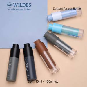 Airless Bottle Custom Pump Transparent 30ml 50ml 100ml