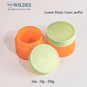 Plastic Jar / Pot Cream custom 10g - 250g