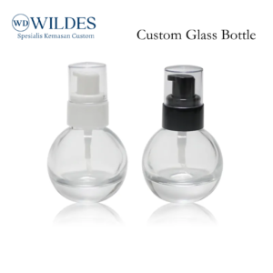 Glass Bottle Pump Custom Unik 20ml 50ml