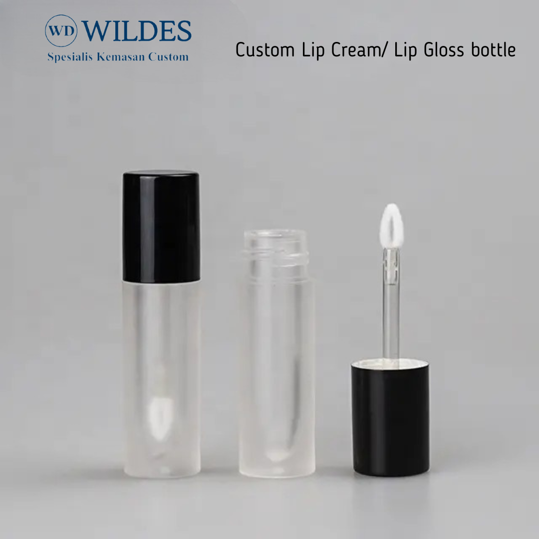 Botol Lip Cream Custom Clear