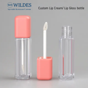 Botol Lip cream Custom cap rose gold