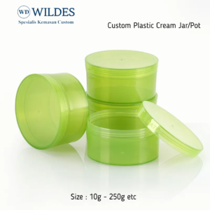 Plastic Jar / Pot Cream Custom clear 50g 100g 150g