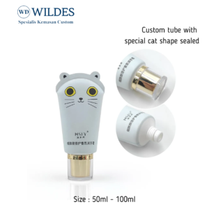 Tube Custom Karakter - Acrylic Cap 50ml 100ml
