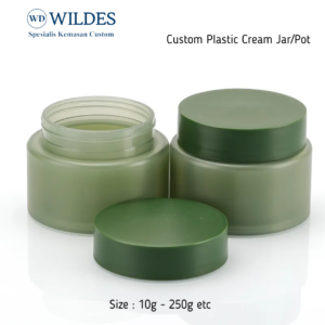 Plastic Jar / Pot Cream Custom clear matte 20g 30g 50g