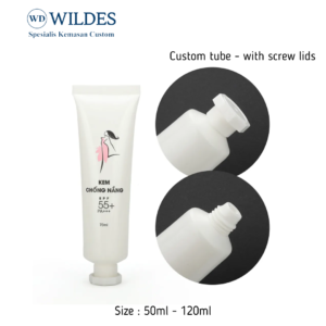 Tube Custom - Screw lids 50ml 100ml 150ml