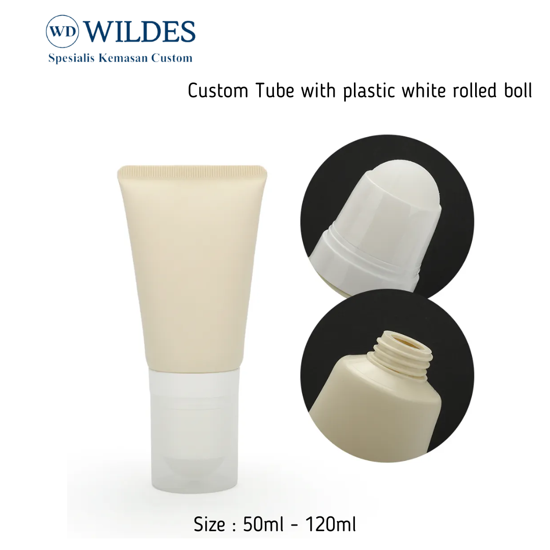 Tube Custom - Rolled Ball 50ml 100ml