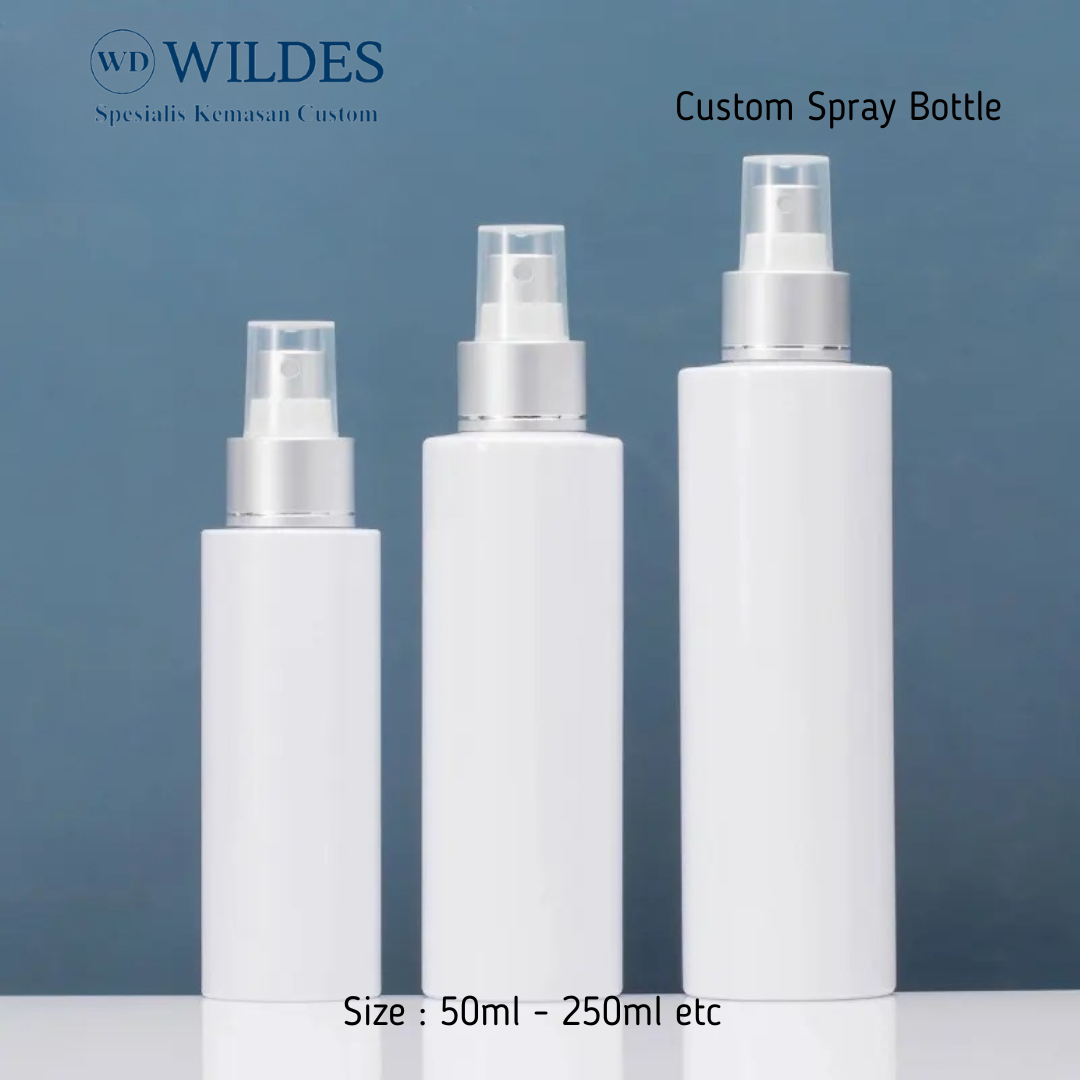 Botol Spray Custom neck gold Printing