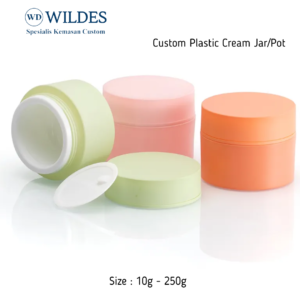 Plastic Jar / Pot Cream Custom warna 10g 15g 20g