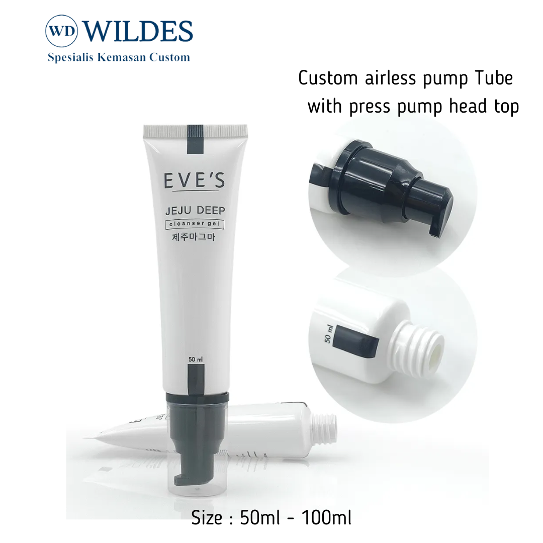 Tube Airless Pump Custom 100ml