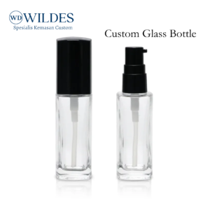 Glass Bottle Pump Custom 30ml 50ml 100ml