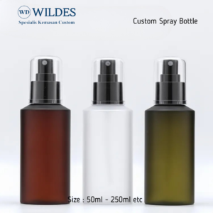 Botol Spray Custom Warna Amber Hijau Clear 50ml 100ml