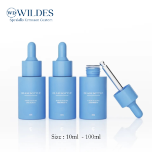 Botol Serum Pipet Custom Matte 20ml 30ml