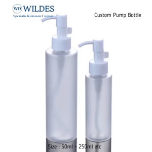 Botol Pump Custom Frosted 50mo - 250ml