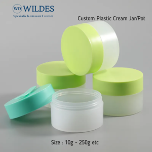 Plastic Jar/ Pot Cream Custom transaparant 10g 20g 50g