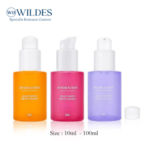 Botol Serum Pump Custom 20ml 30ml 50ml