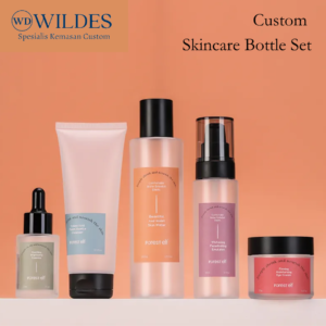 Custom Skincare Bottle sets