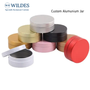 Custom Alumunium Jar / Pot Jar alumunium