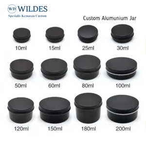 Pot Cream Alumunium / Jar alumunium custom warna