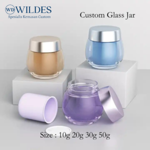 Glass Jar Customized / Pot Cream Kaca 10g 20g 30g