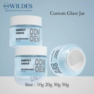 Glass Jar Custom / Pot Cream Kaca 20g 30g 50g