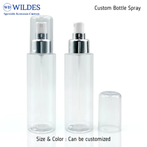 Botol Spray Custom Neck Silver 100ml 150ml 200ml