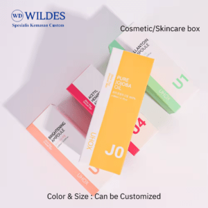 Cosmetics / Skincare box size and color customized