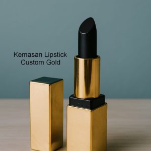 Kemasan Lipstick Custom Gold