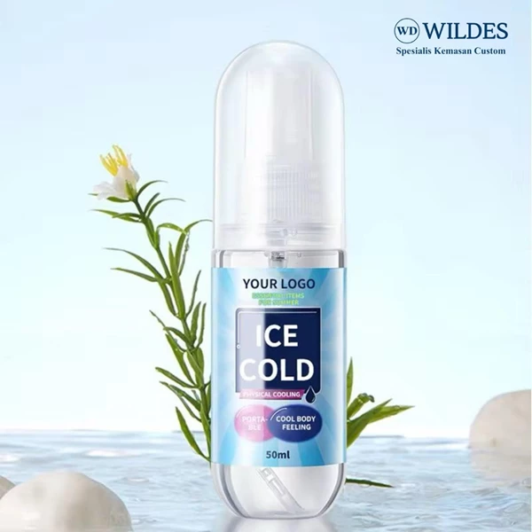 Botol Spray 50ml 100ml kemasan kosmetik custom - Gambar 2